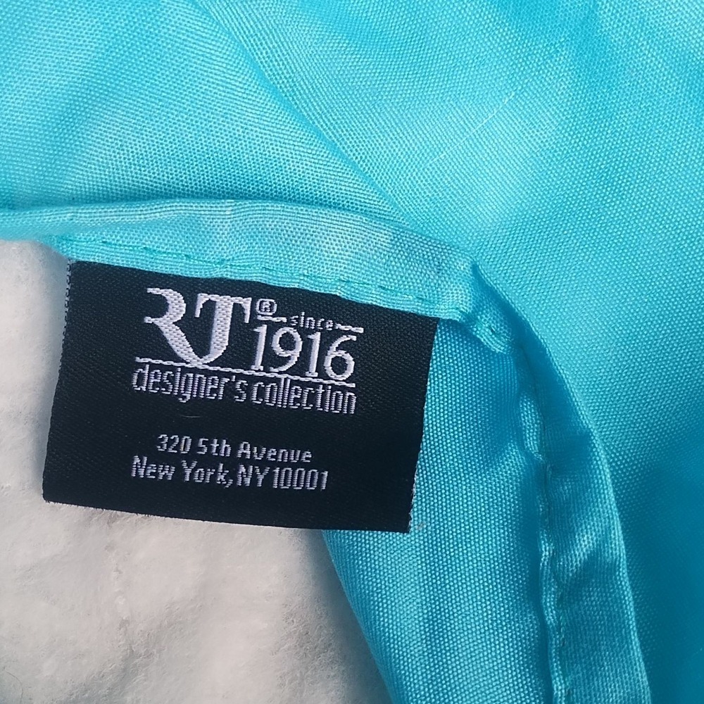 RT 1916 Designer Collection Quilted Pillow Shams Blue Pink Boho Standard (#2) - Picture 5 of 7